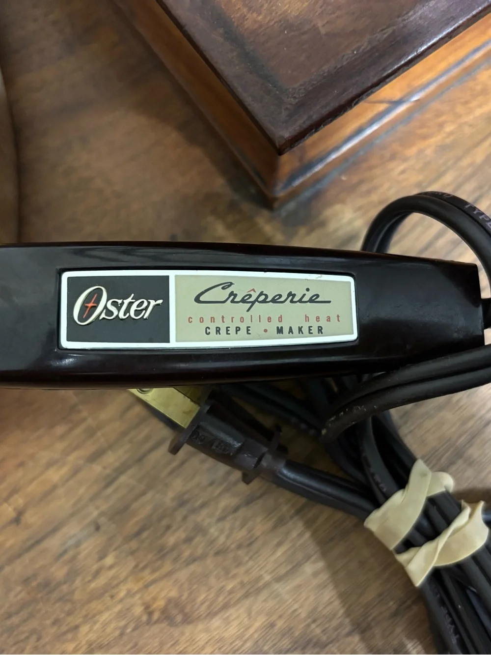 Vintage Oster Creperie Electric Crepe Maker Brown Nonstick Griddle | Tested Work